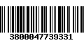 Código de Barras 3800047739331