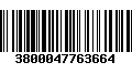 Código de Barras 3800047763664