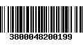 Código de Barras 3800048200199