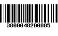 Código de Barras 3800048200885