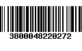 Código de Barras 3800048220272