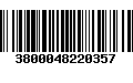 Código de Barras 3800048220357