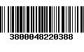 Código de Barras 3800048220388