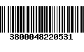 Código de Barras 3800048220531