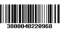 Código de Barras 3800048220968