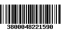 Código de Barras 3800048221590