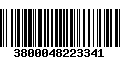 Código de Barras 3800048223341