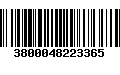 Código de Barras 3800048223365