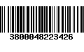 Código de Barras 3800048223426