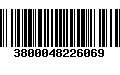 Código de Barras 3800048226069