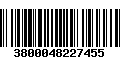 Código de Barras 3800048227455