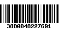 Código de Barras 3800048227691