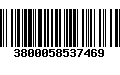 Código de Barras 3800058537469