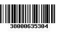 Código de Barras 38000635304