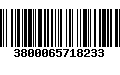 Código de Barras 3800065718233