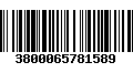 Código de Barras 3800065781589