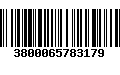 Código de Barras 3800065783179