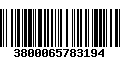 Código de Barras 3800065783194