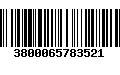 Código de Barras 3800065783521