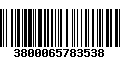 Código de Barras 3800065783538