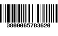 Código de Barras 3800065783620