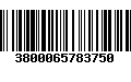 Código de Barras 3800065783750