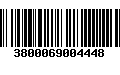 Código de Barras 3800069004448