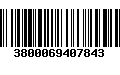 Código de Barras 3800069407843