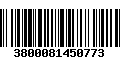 Código de Barras 3800081450773