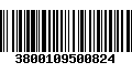 Código de Barras 3800109500824