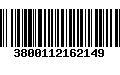 Código de Barras 3800112162149