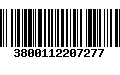 Código de Barras 3800112207277