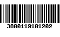 Código de Barras 3800119101202