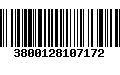 Código de Barras 3800128107172