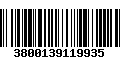 Código de Barras 3800139119935