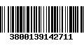 Código de Barras 3800139142711