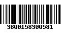 Código de Barras 3800158300581