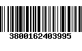 Código de Barras 3800162403995