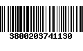 Código de Barras 3800203741130