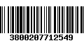 Código de Barras 3800207712549