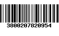 Código de Barras 3800207820954