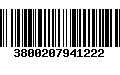 Código de Barras 3800207941222