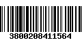 Código de Barras 3800208411564