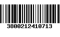 Código de Barras 3800212410713