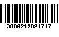 Código de Barras 3800212821717