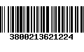 Código de Barras 3800213621224