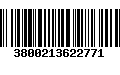 Código de Barras 3800213622771