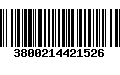 Código de Barras 3800214421526