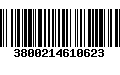 Código de Barras 3800214610623