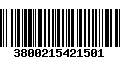 Código de Barras 3800215421501